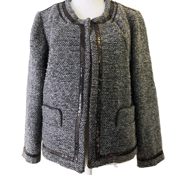 Cynthia Rowley Jackets & Blazers - Cynthia Rowley Women’s Tweed Sequin Blazer Professional Classic